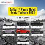 Daftar 7 Pilihan Warna Mobil Xenia Terbaru 2022